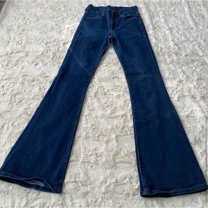 Citizens of Humanity Women's Blue Fleetwood High Rise Flare Jeans Size 25